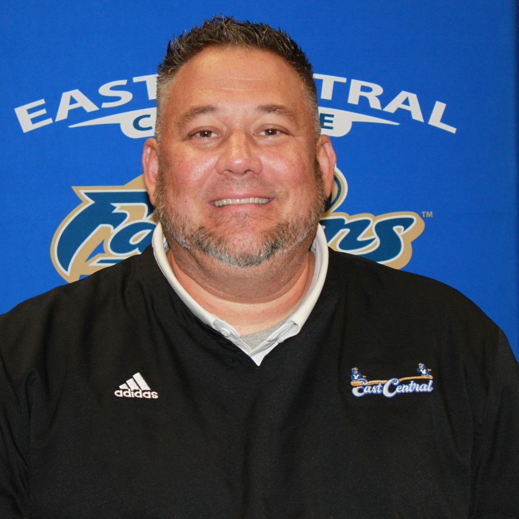 Portrait of new ECC Softball Coach, Grant Young